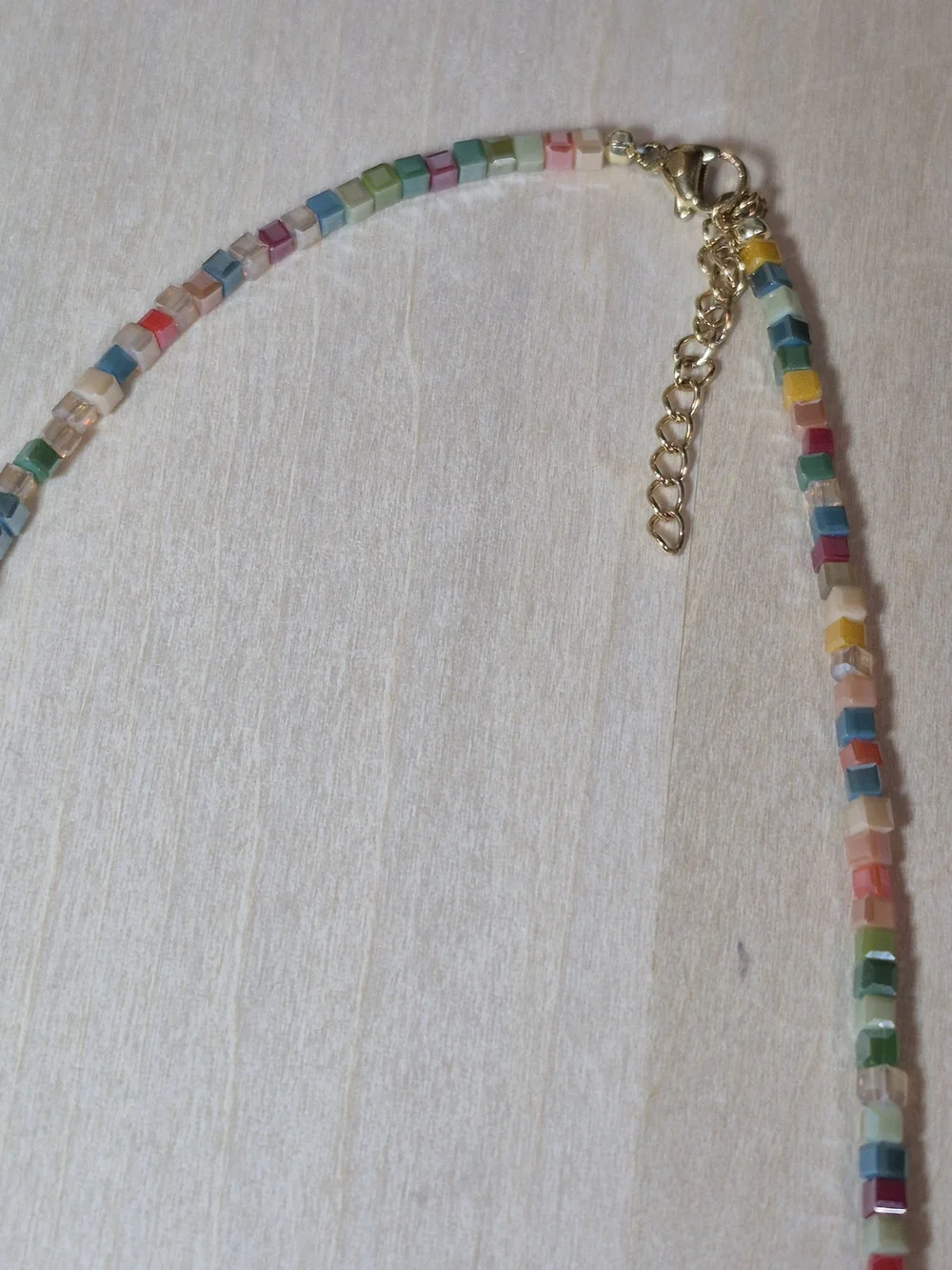🎉🎉NEW🎉🎉 BEAUTIFUL!! Freshwater Chopstick Pearl & TOURMALINE Mini Cube Neckla